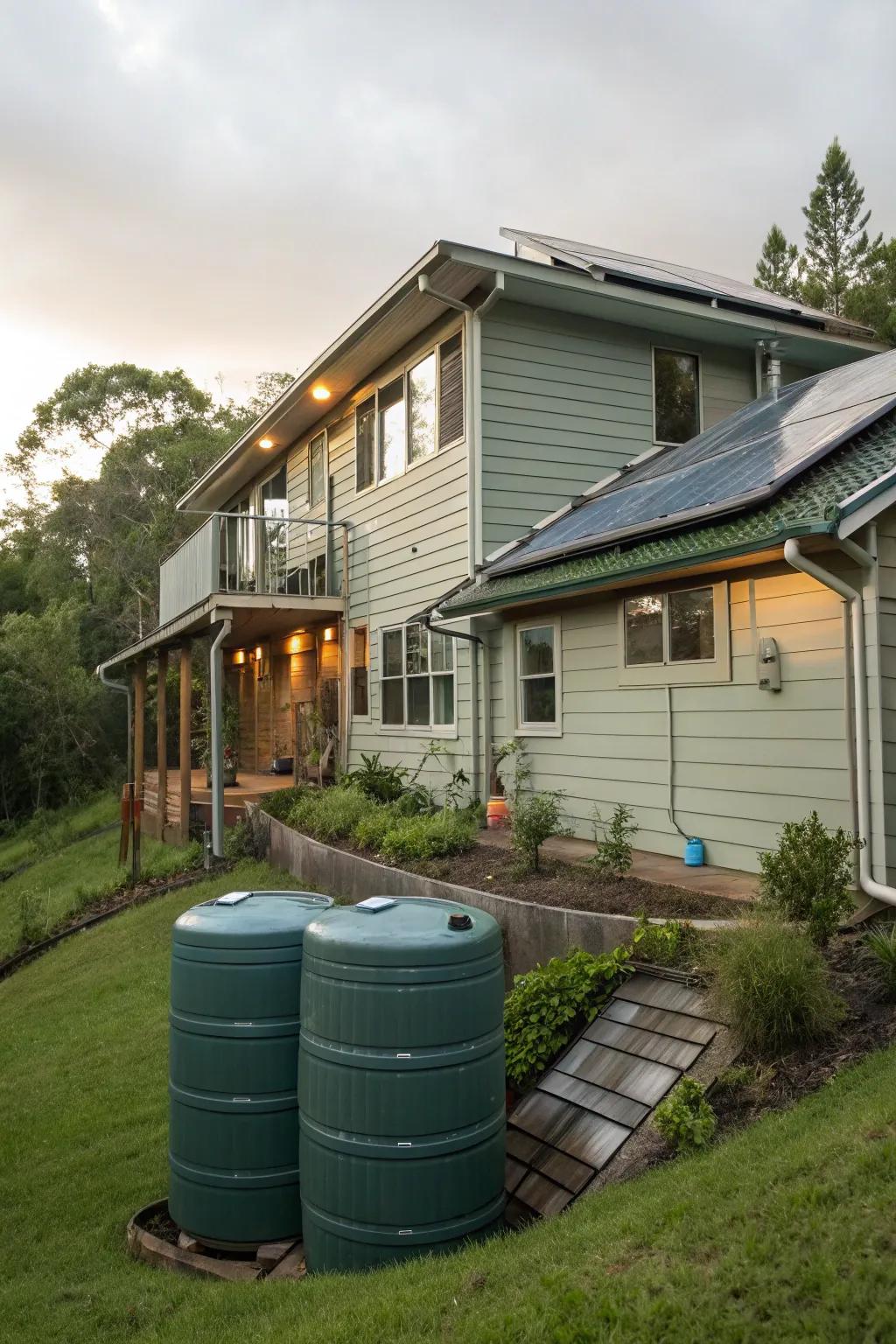 Sustainable elements add an eco-friendly touch.