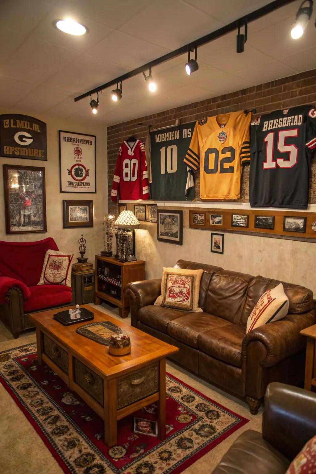 Vintage finds bring nostalgia and charm to any man cave.