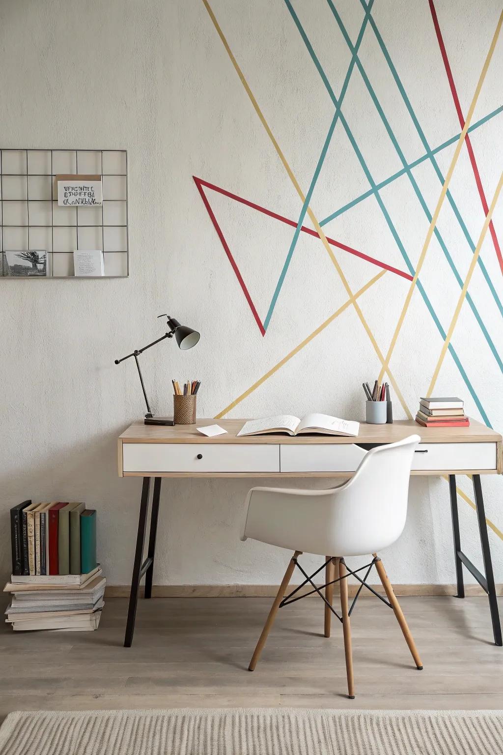 Minimalist line art delivers a clean, modern look.