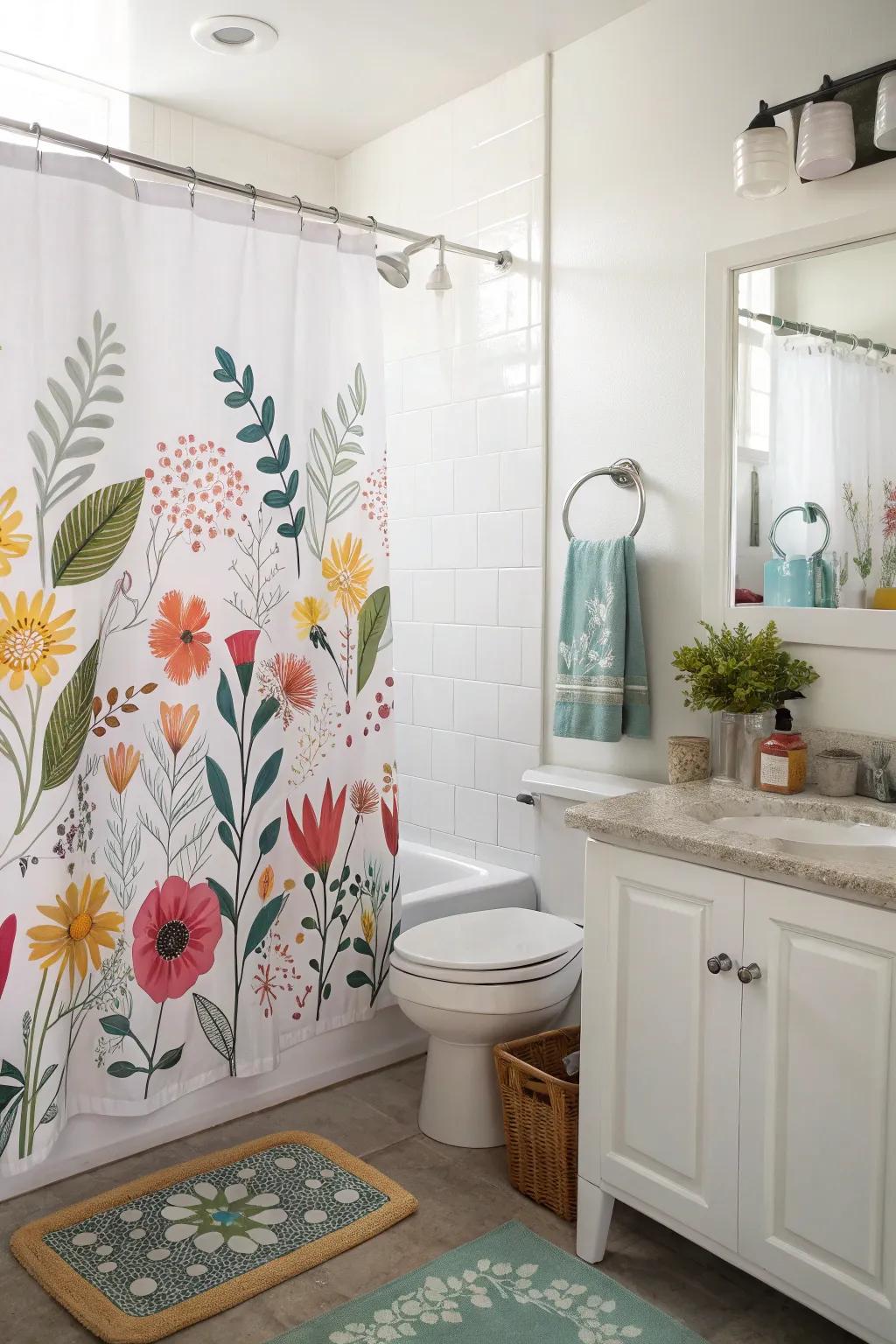 Seasonal themes keep your bathroom decor vibrant and updated.