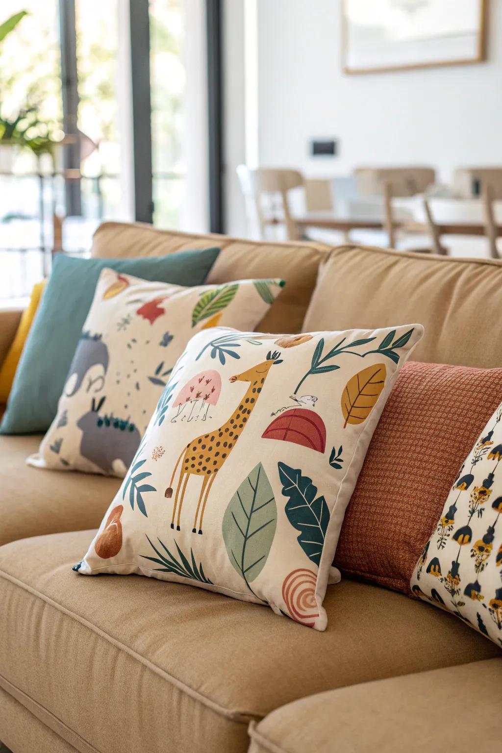 Fun designs add a touch of fun and creativity to your decor.