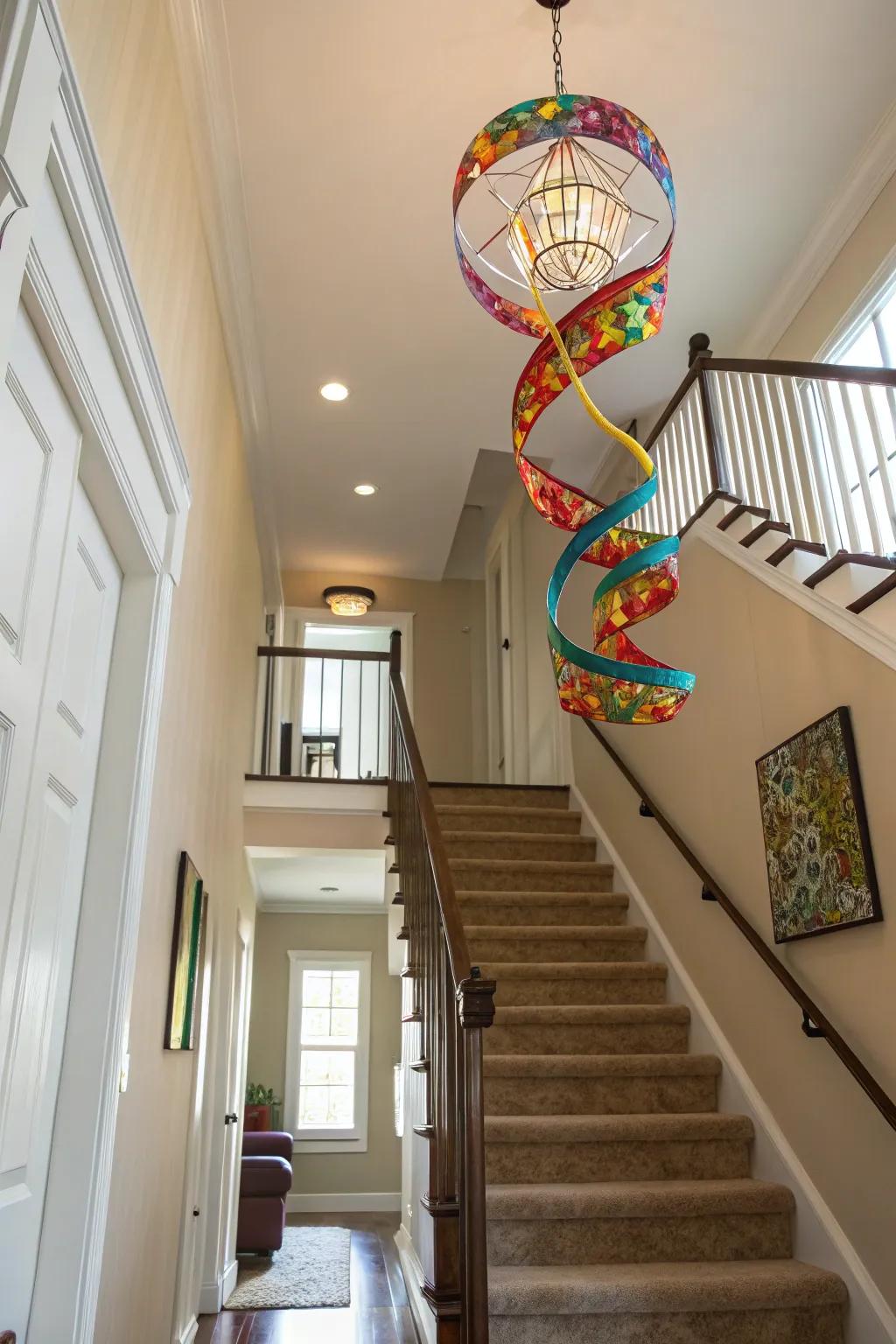 Mobiles add whimsy and movement.