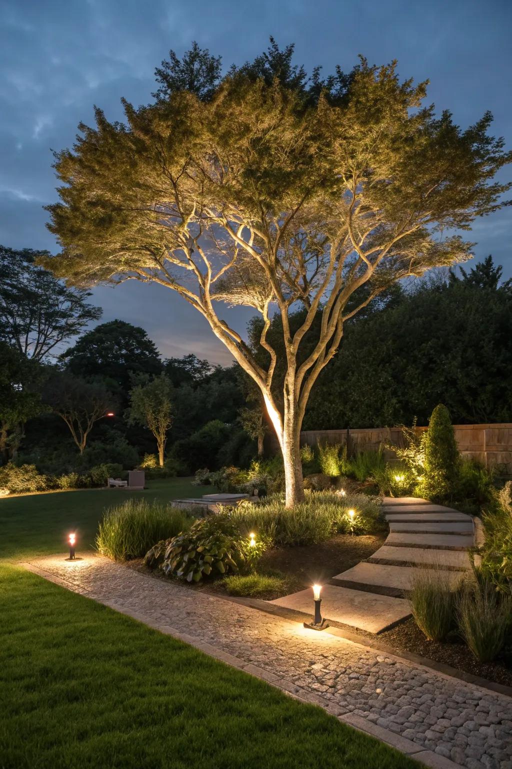 Environmentally-friendly lighting for a sustainable garden glow.