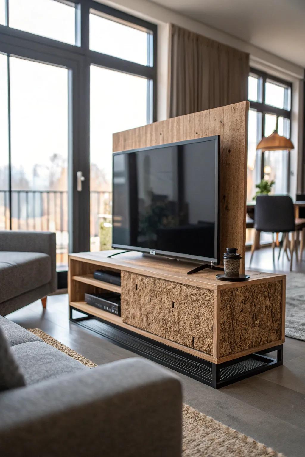 Embrace sustainability with an eco-friendly TV frame.