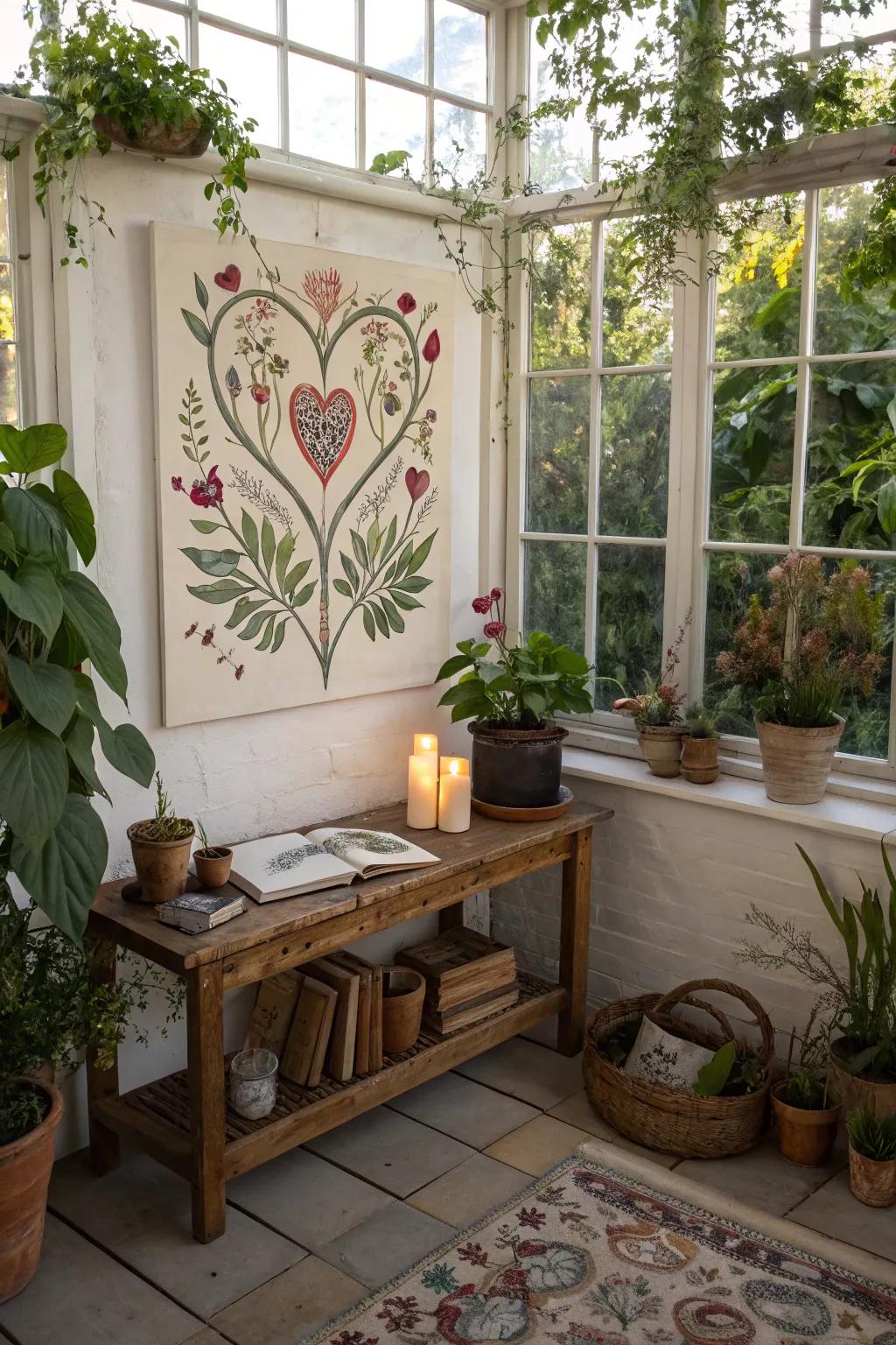 Nature-inspired art celebrates the beauty of the natural world.