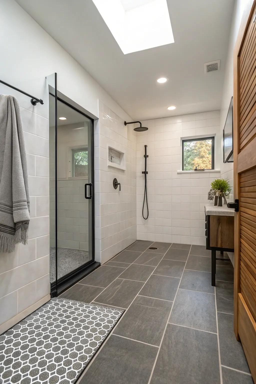 Zero-entry design providing effortless access.