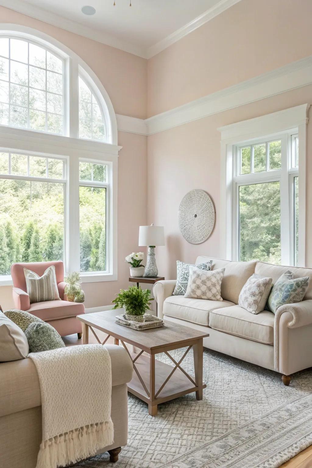 Pastel colors bring a soft and timeless charm to any space.