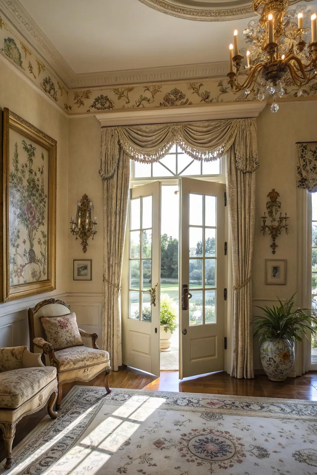 Ornamental encasements enhance the elegance of any room.