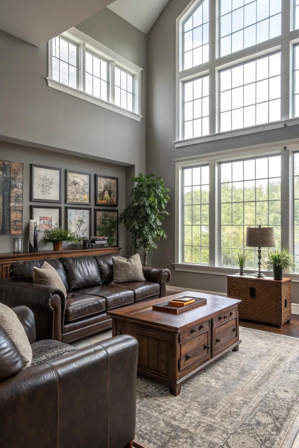 Daylight amplifies the warmth and openness of your lounge.