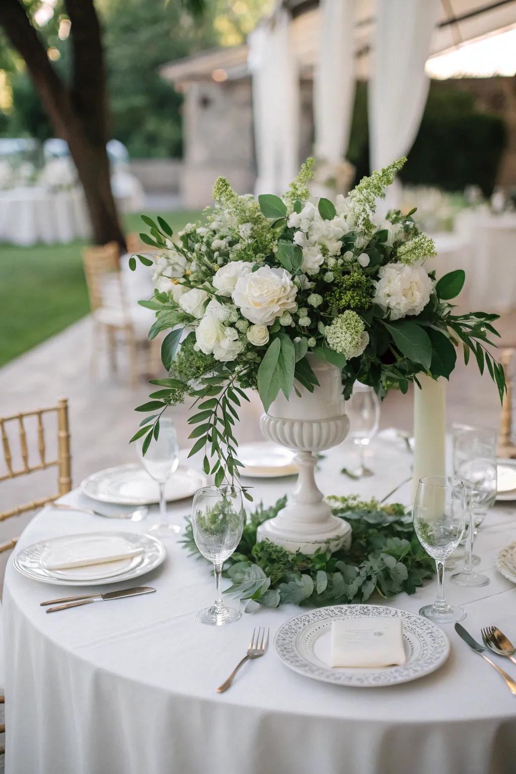 An evergreen centerpiece oozing classic elegance.