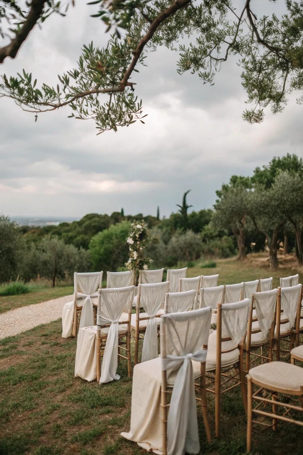 Eco-conscious linens offer sustainable sophistication.