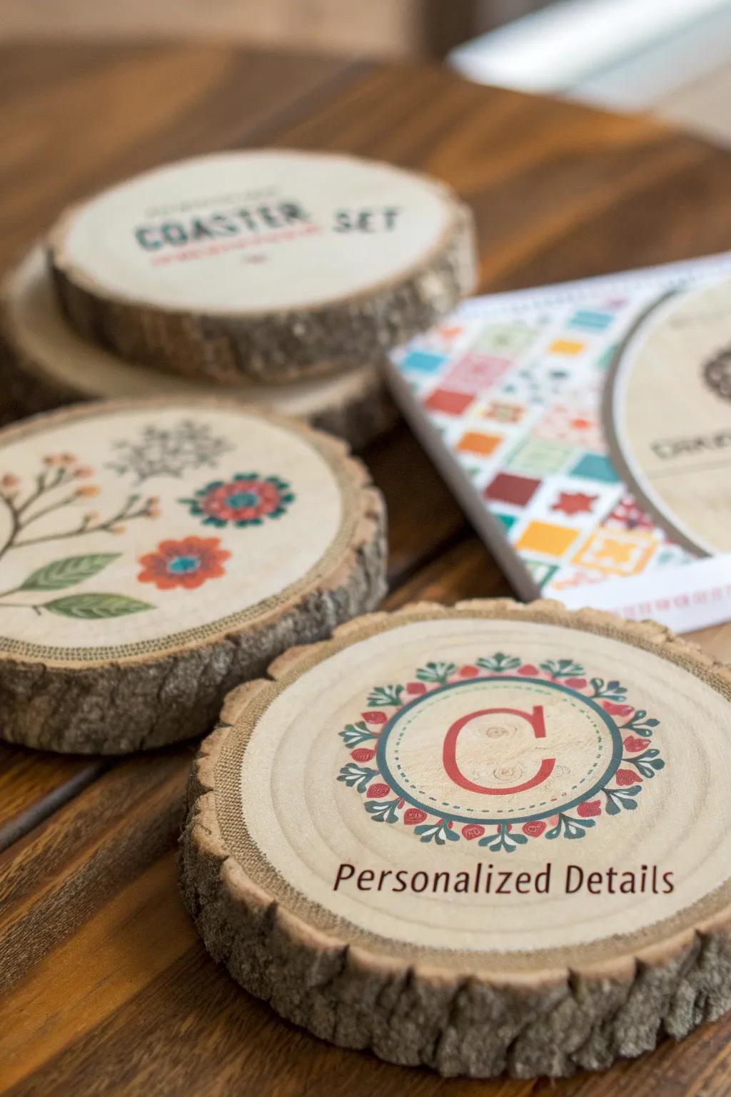 Countryside drink rest ensembles as a charming and utilitarian wedding token