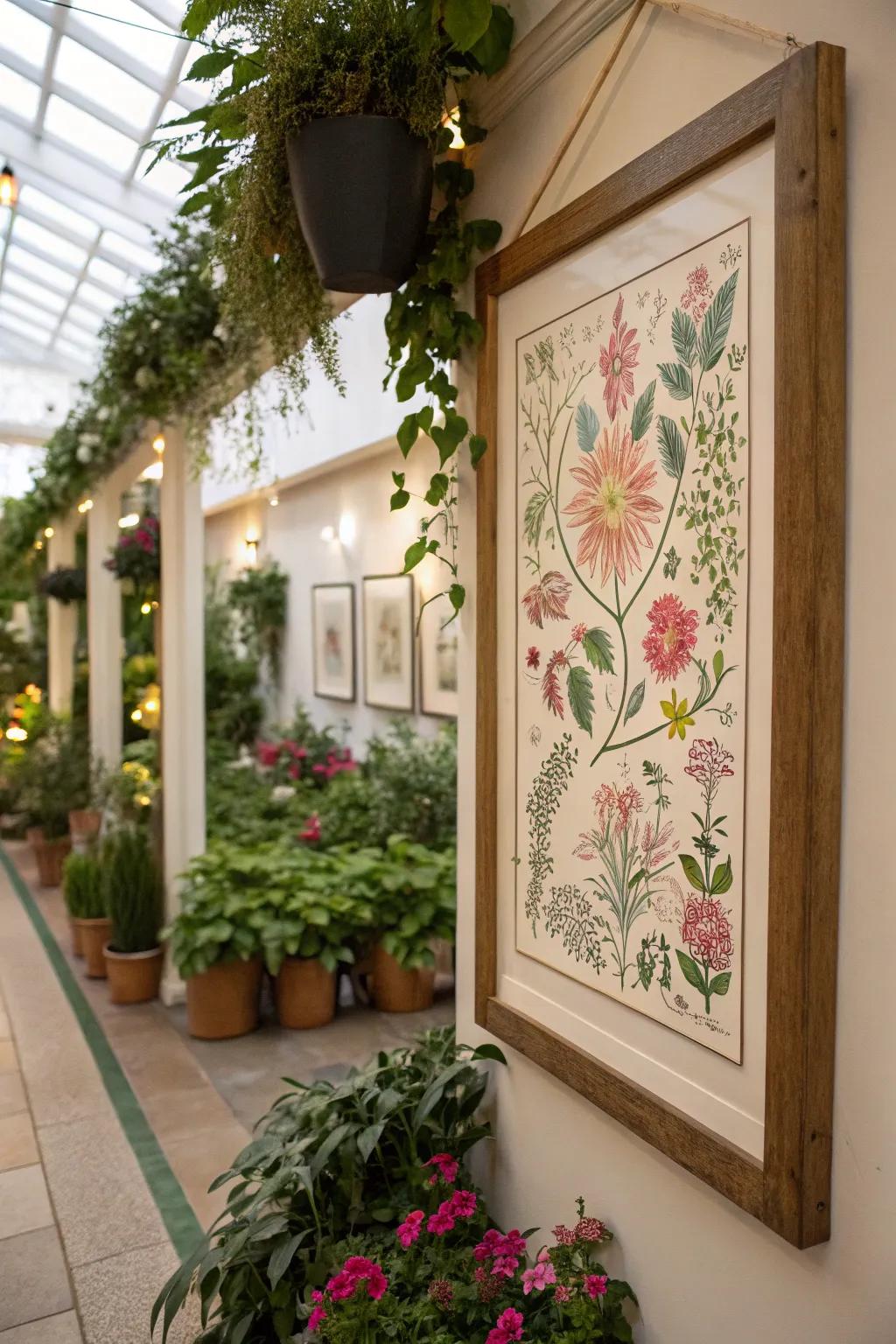 Nature-inspired designs bring calmness to welcome signs.