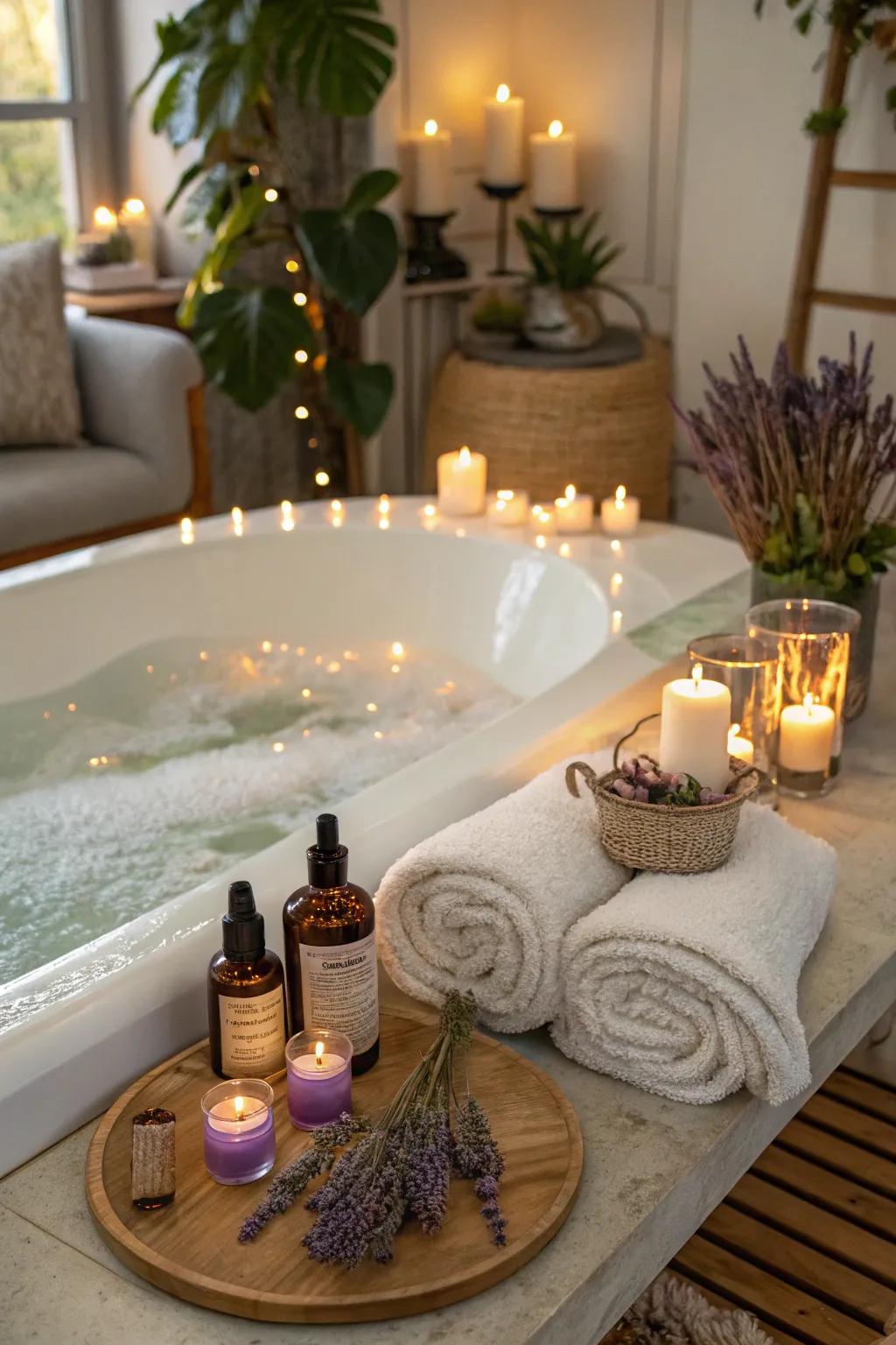Unwind with a comforting self-care day at home.