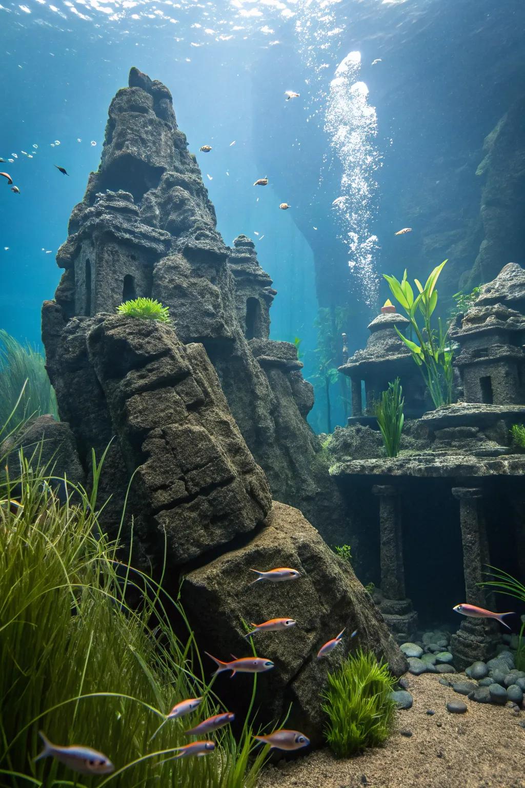 Intrigue your visitors with themes of ancient ruins.