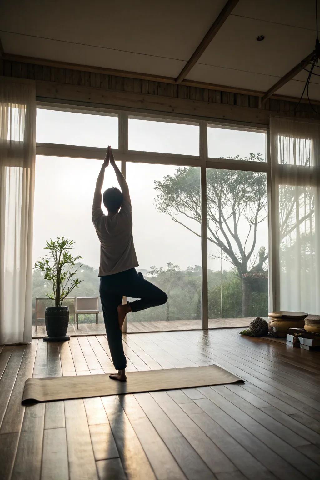 Yoga brings a dynamic yet calming element to your spa day.