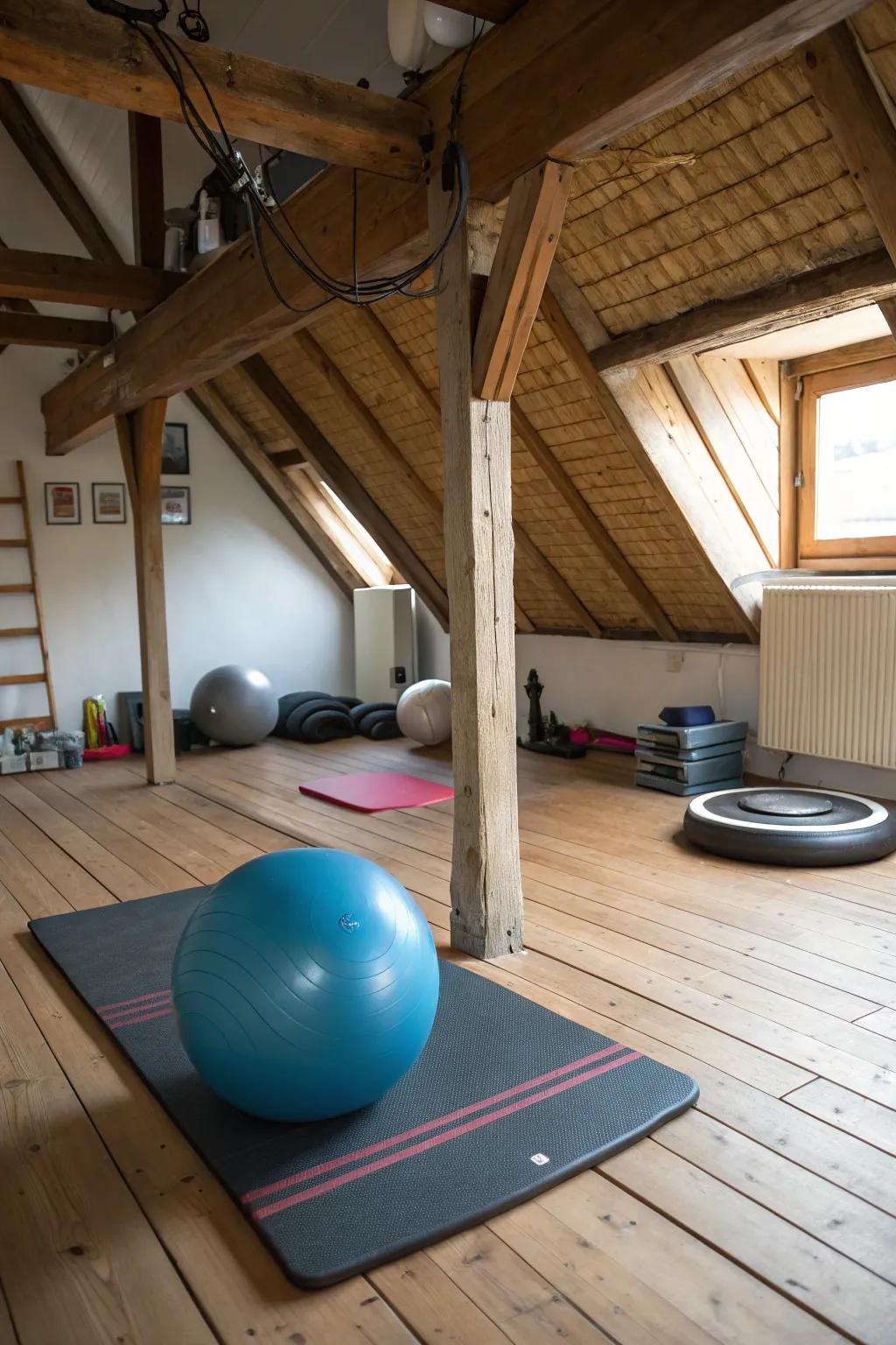 An equilibrium section to build up stability and core strength.