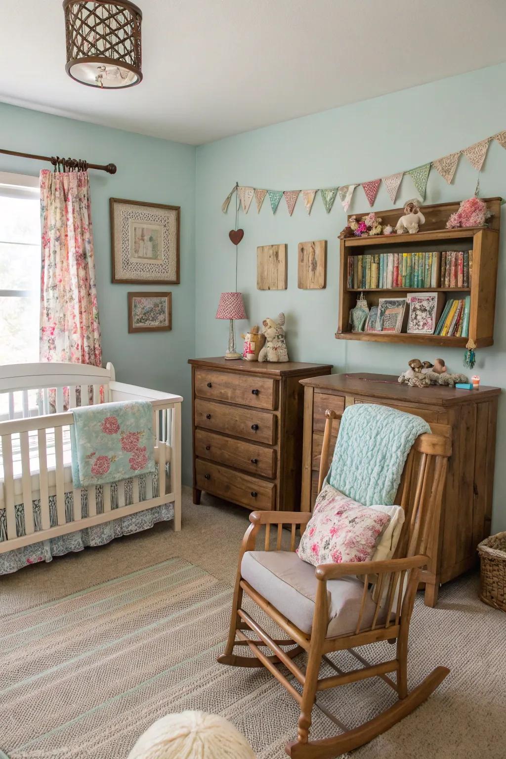 Discover warmth and appeal in a nursery inspired by farmhouse themes.