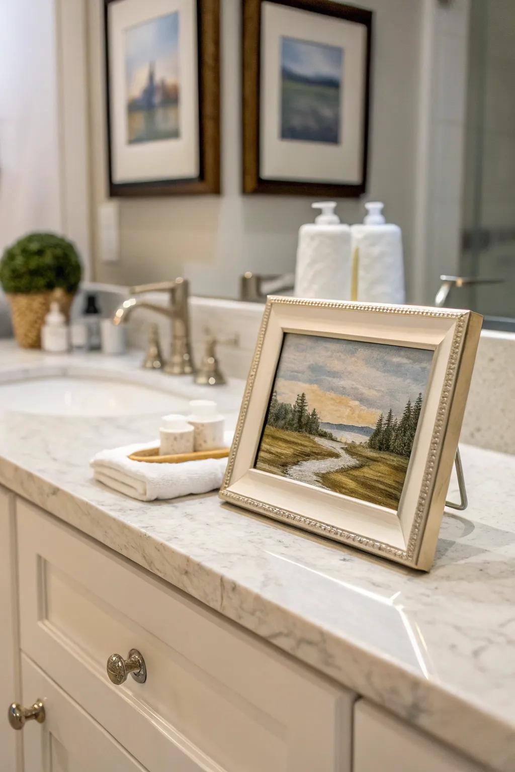 Personalize with artistic and photo displays.