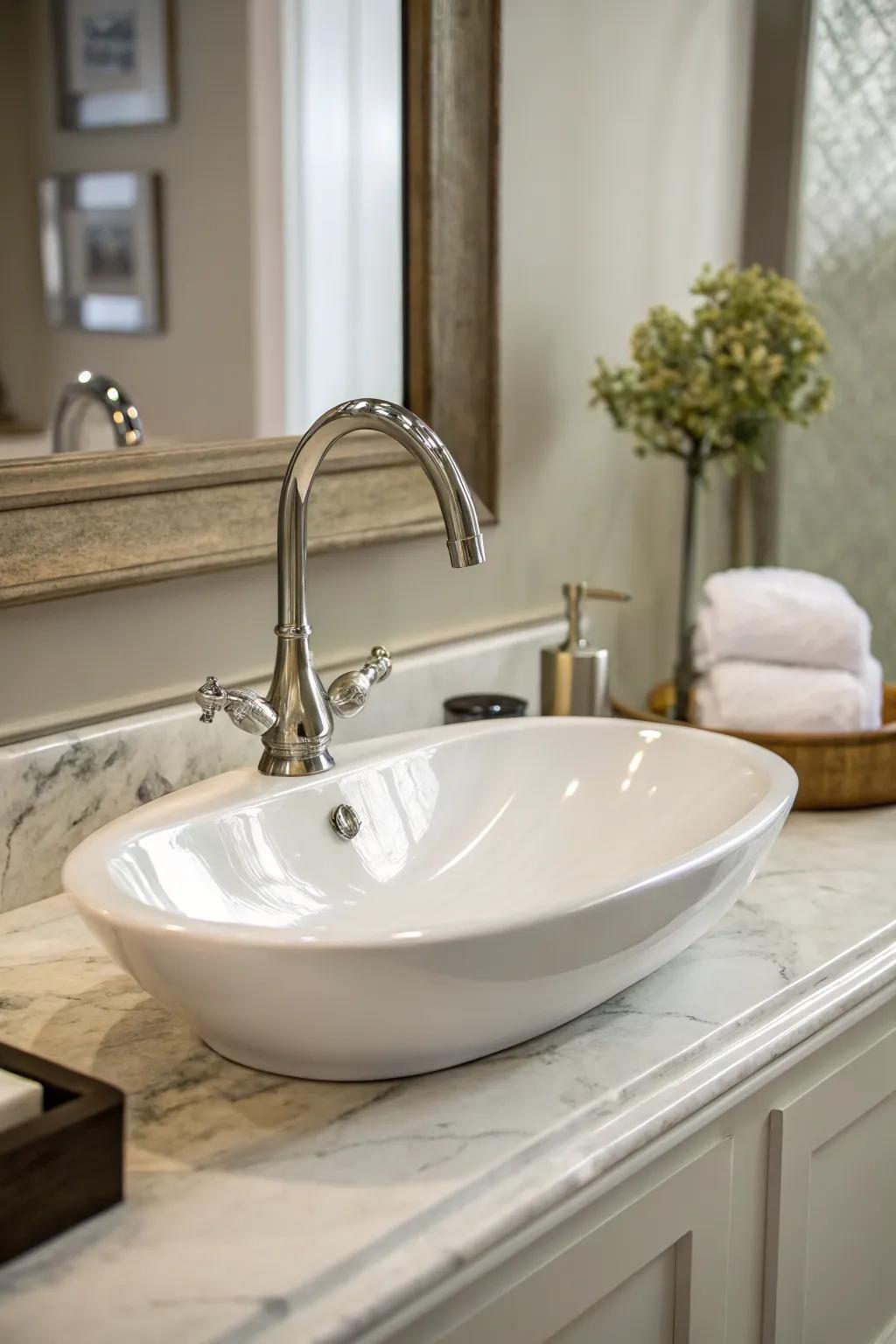 Curved designs bring sophistication.