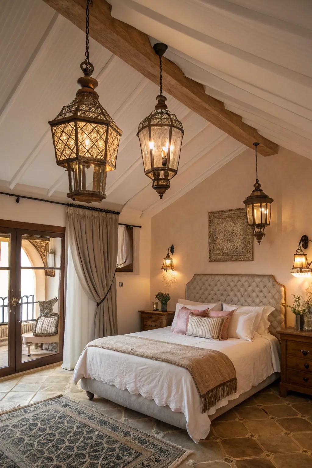 Vintage lanterns add history and charm to your decor.