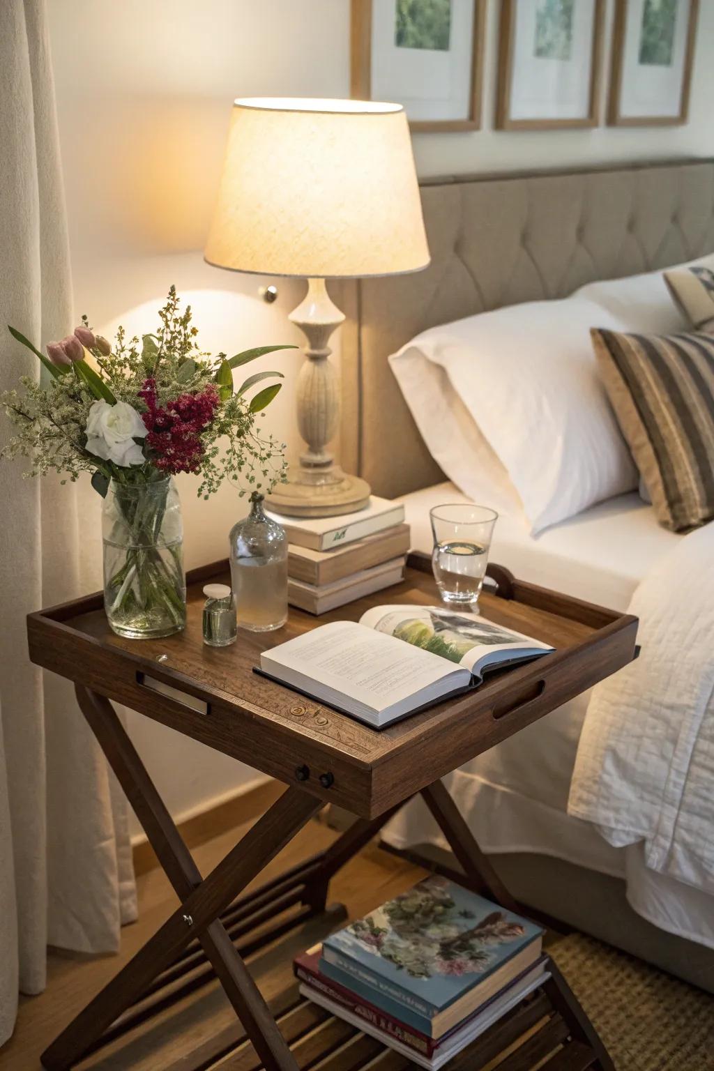 Folding tables deliver versatility and style.