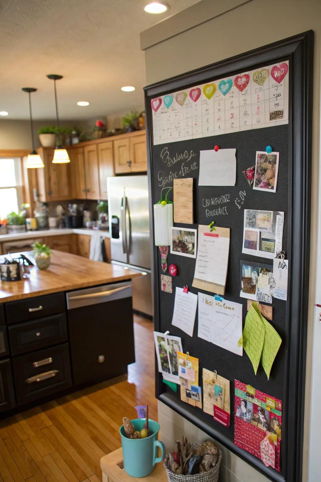 Encourage family communication with a dedicated message center.