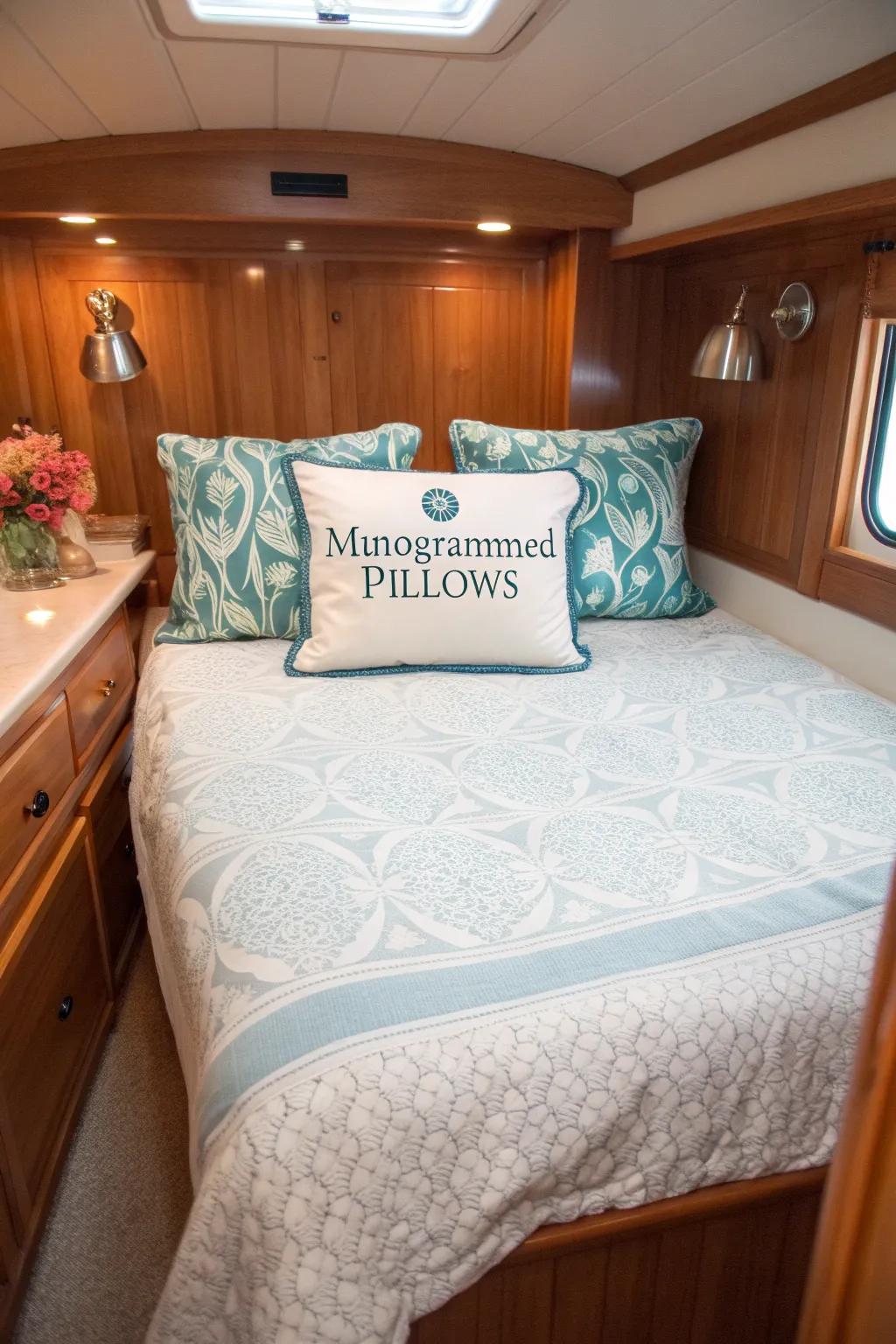 Personalized details make your cabin uniquely yours.