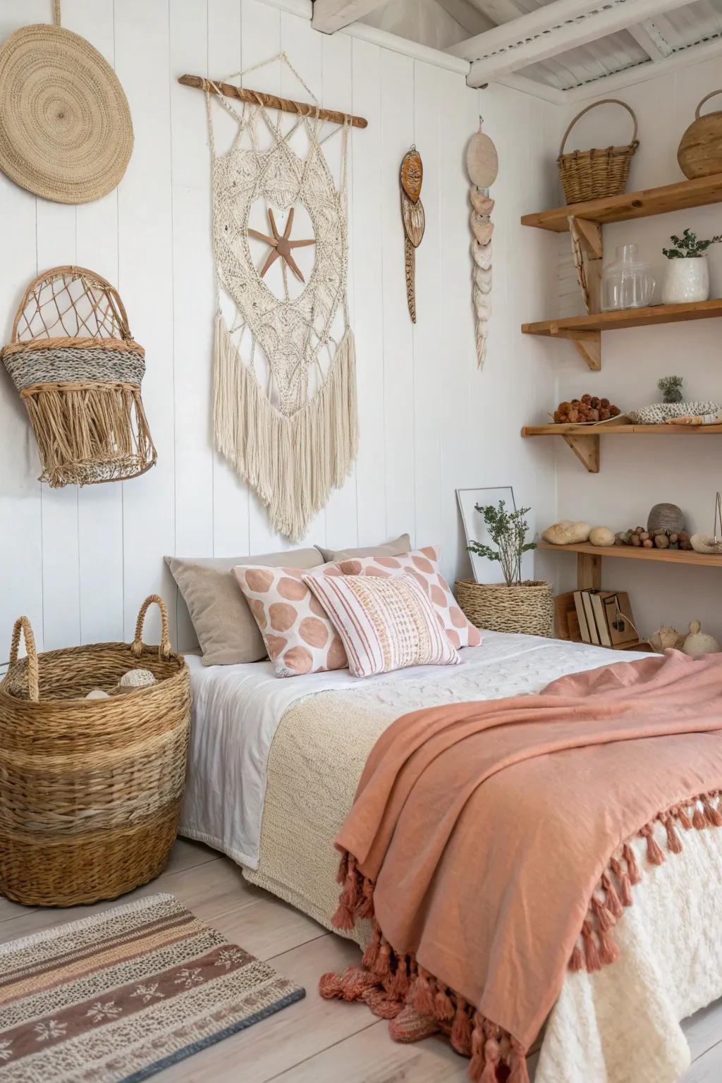 Creative decor adds a unique and intriguing twist.