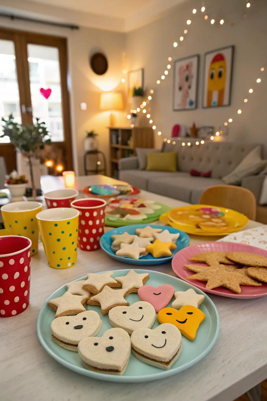 Cheerful charm adds joy and playfulness to your buffet.