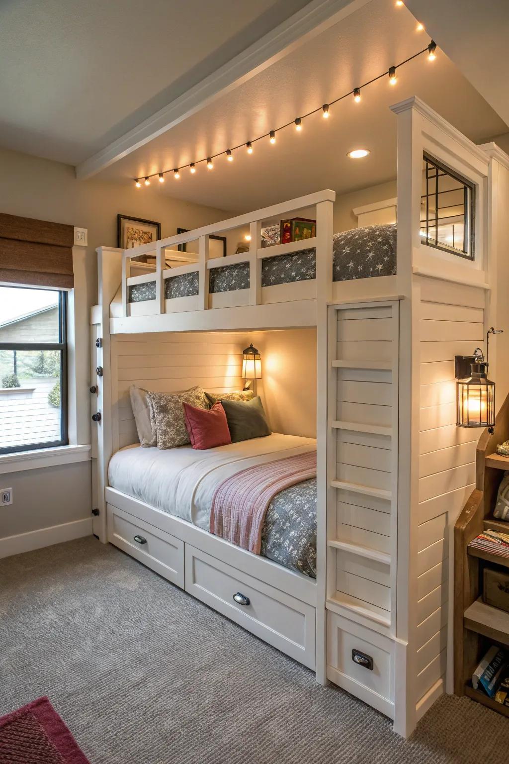 Customizable headboard panels inject a personal touch into your room.