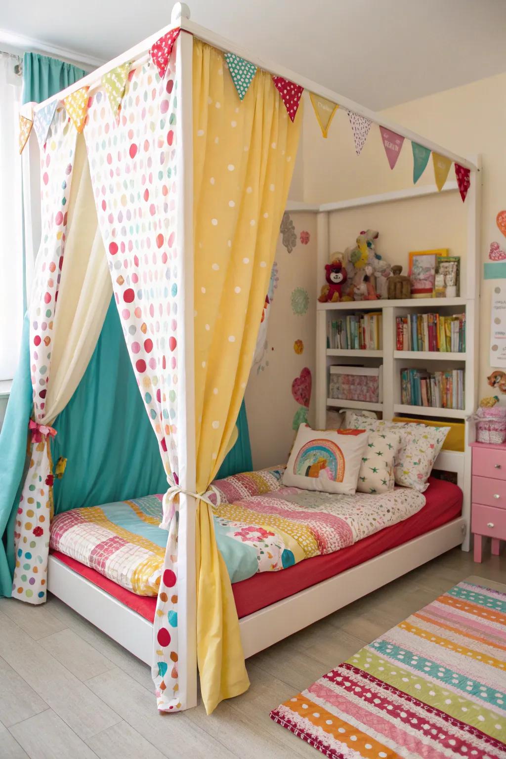 Children's hideaways add playfulness and whimsy.