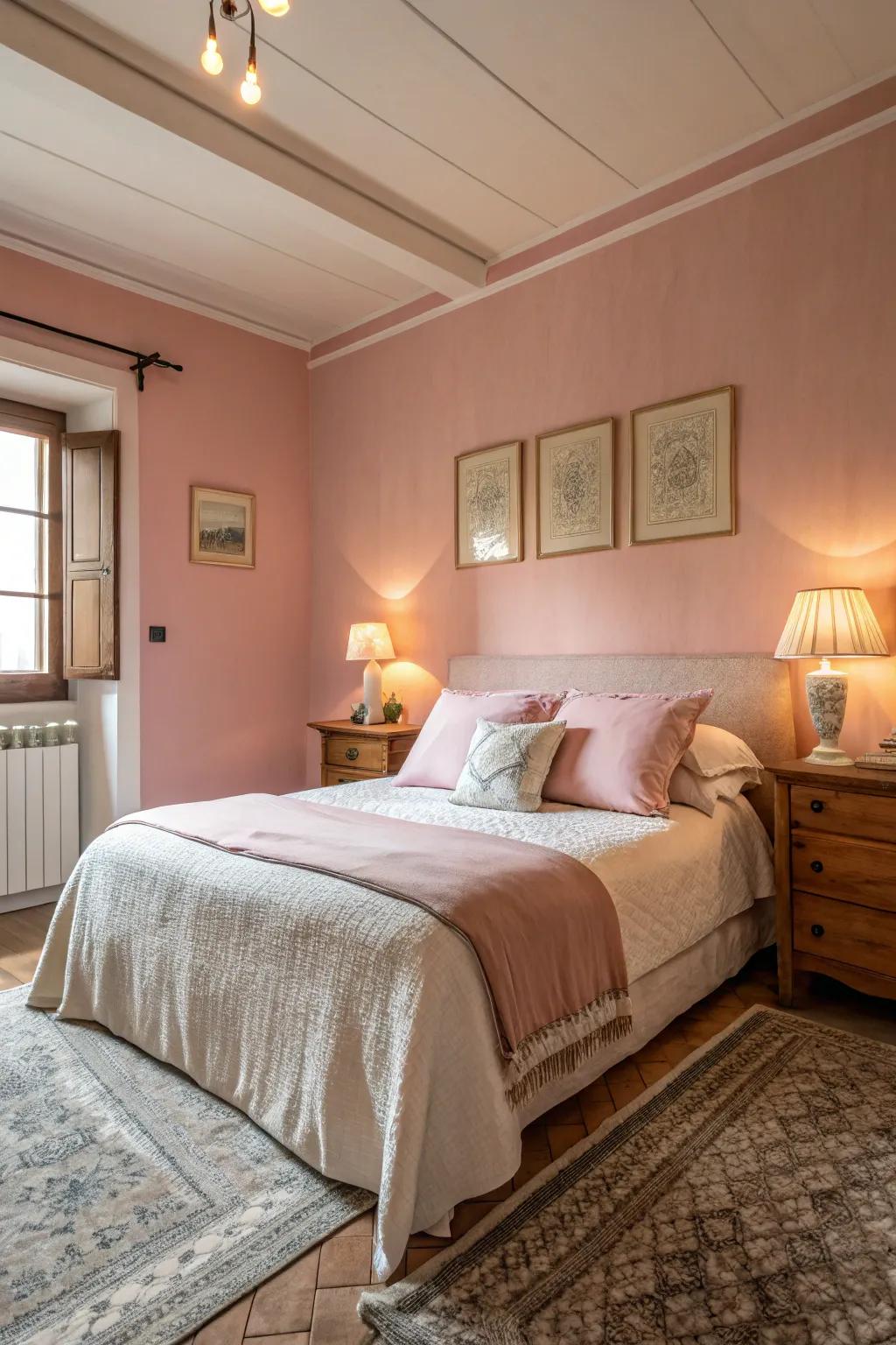 Shell rose includes a soft, welcoming touch.