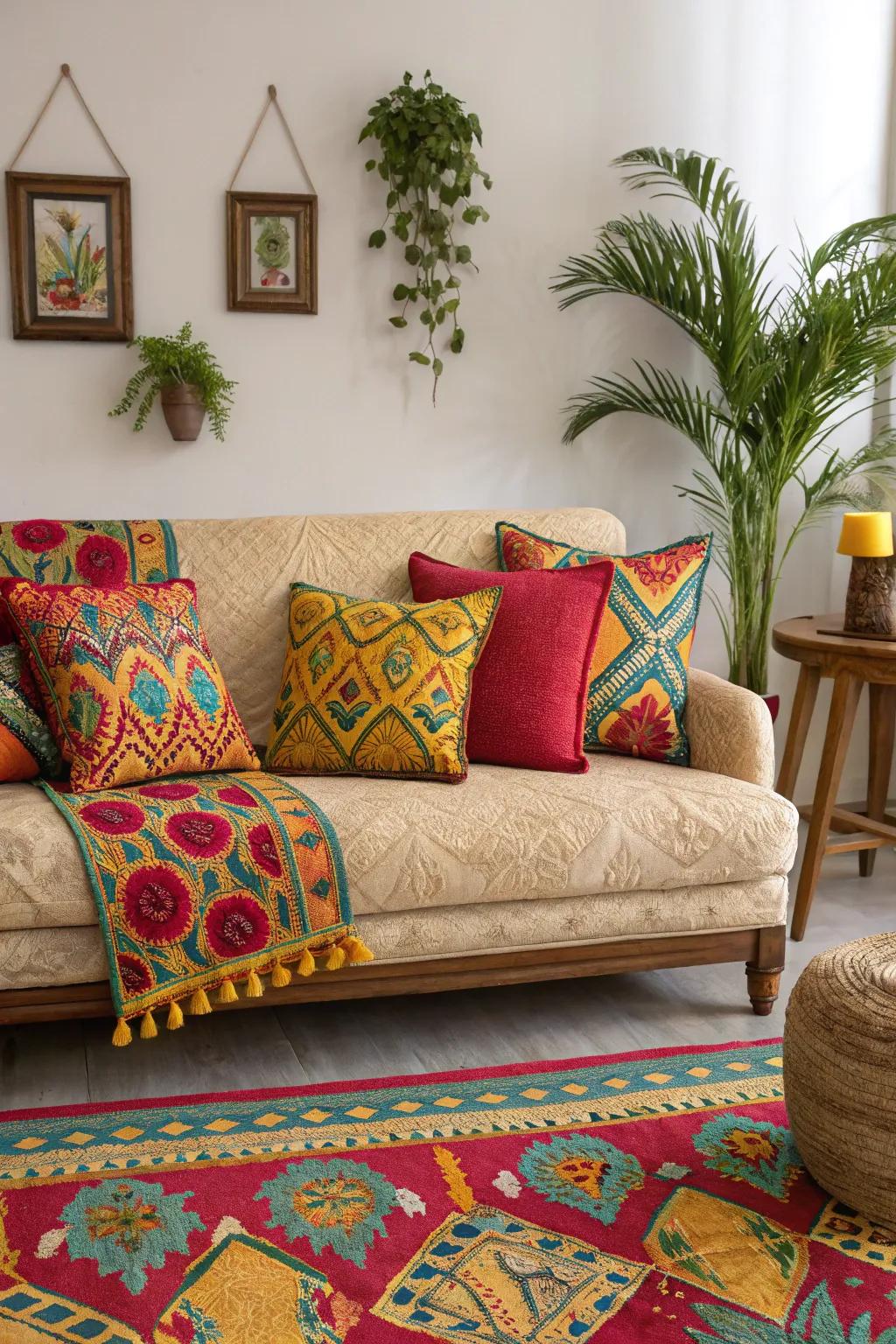 New cushion wraps offer a quick and effective decor update.