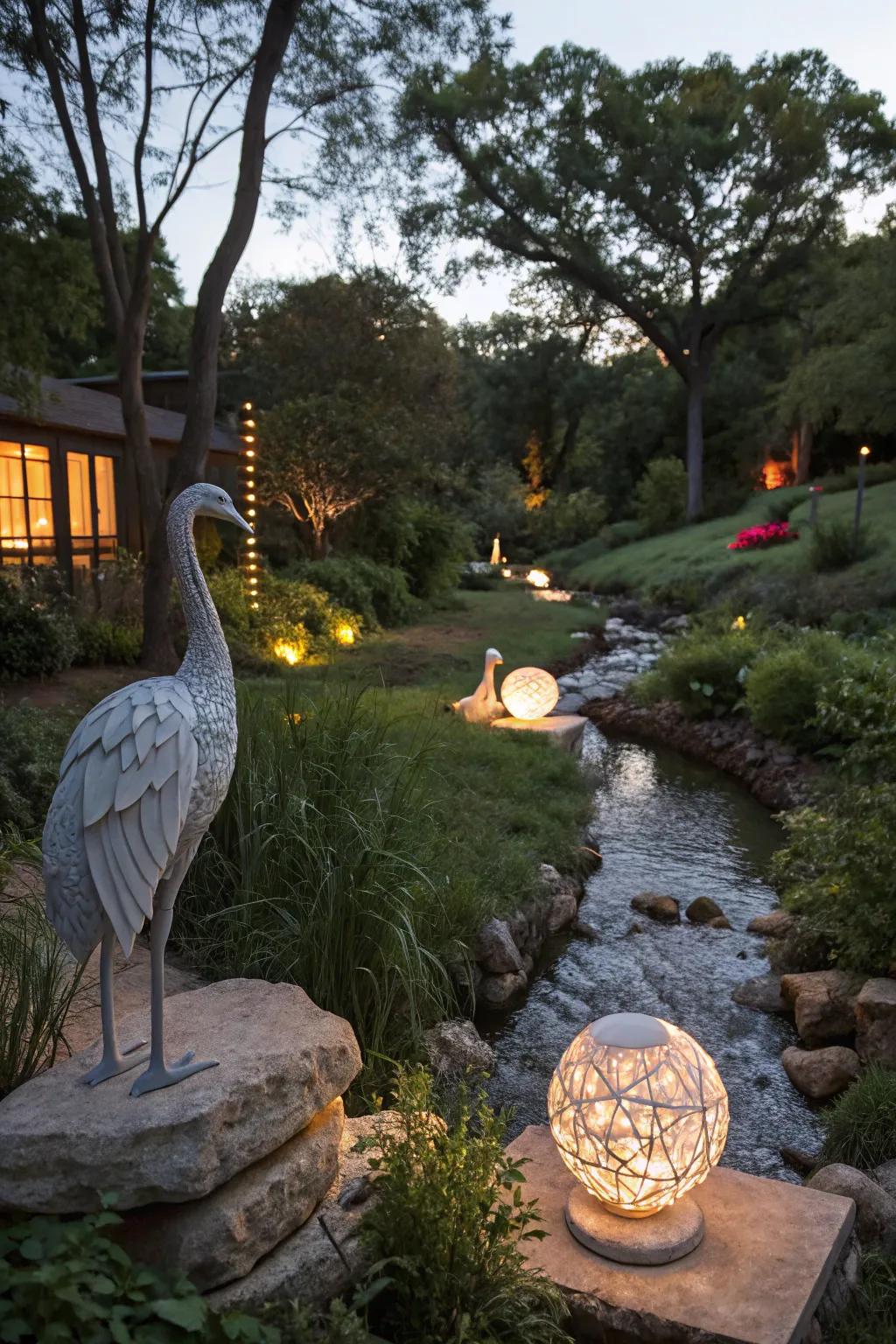 Artistic touches deliver a special flair and personal signature to your landscape.