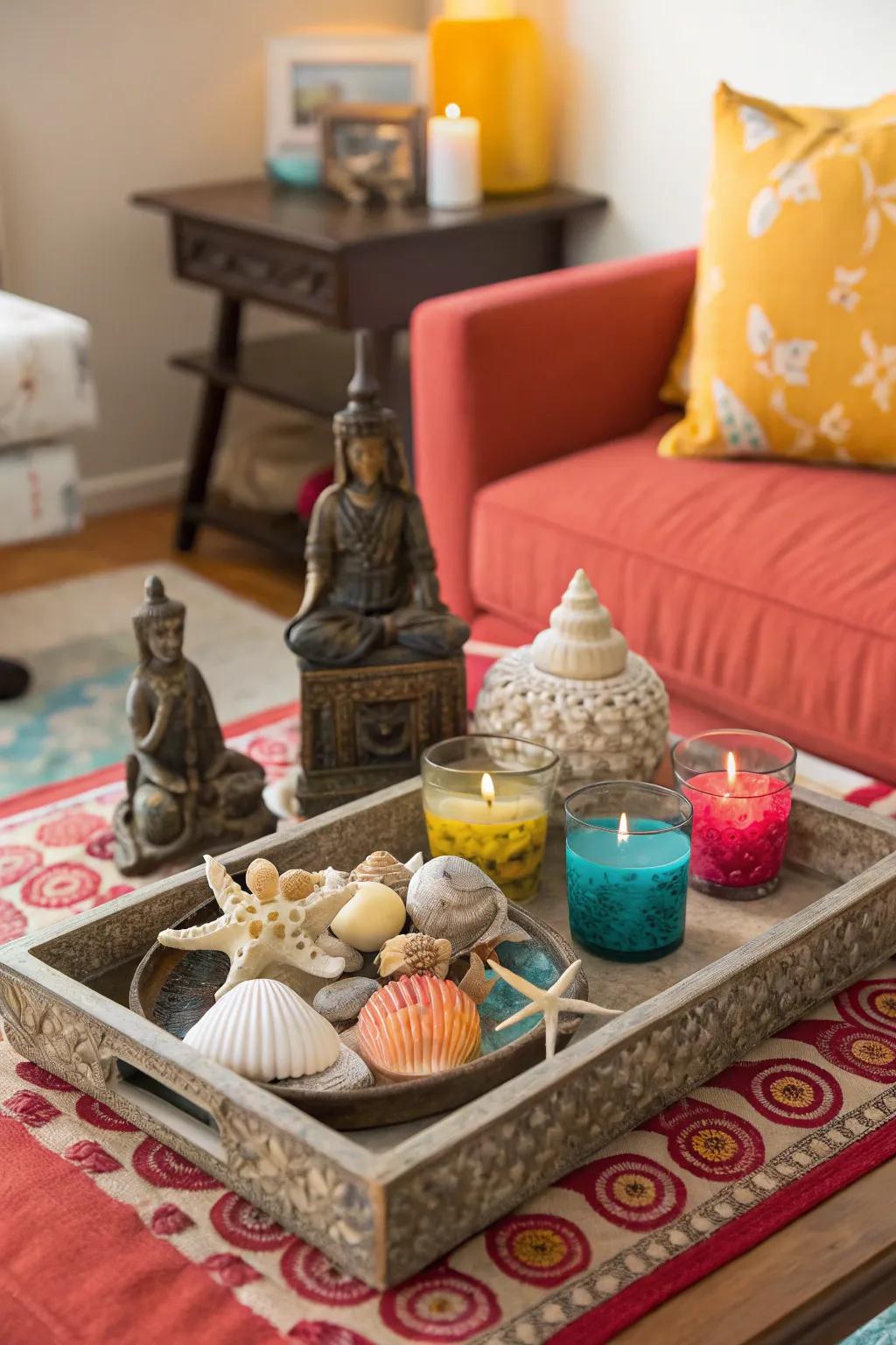 Show your style with a creative arrangement.