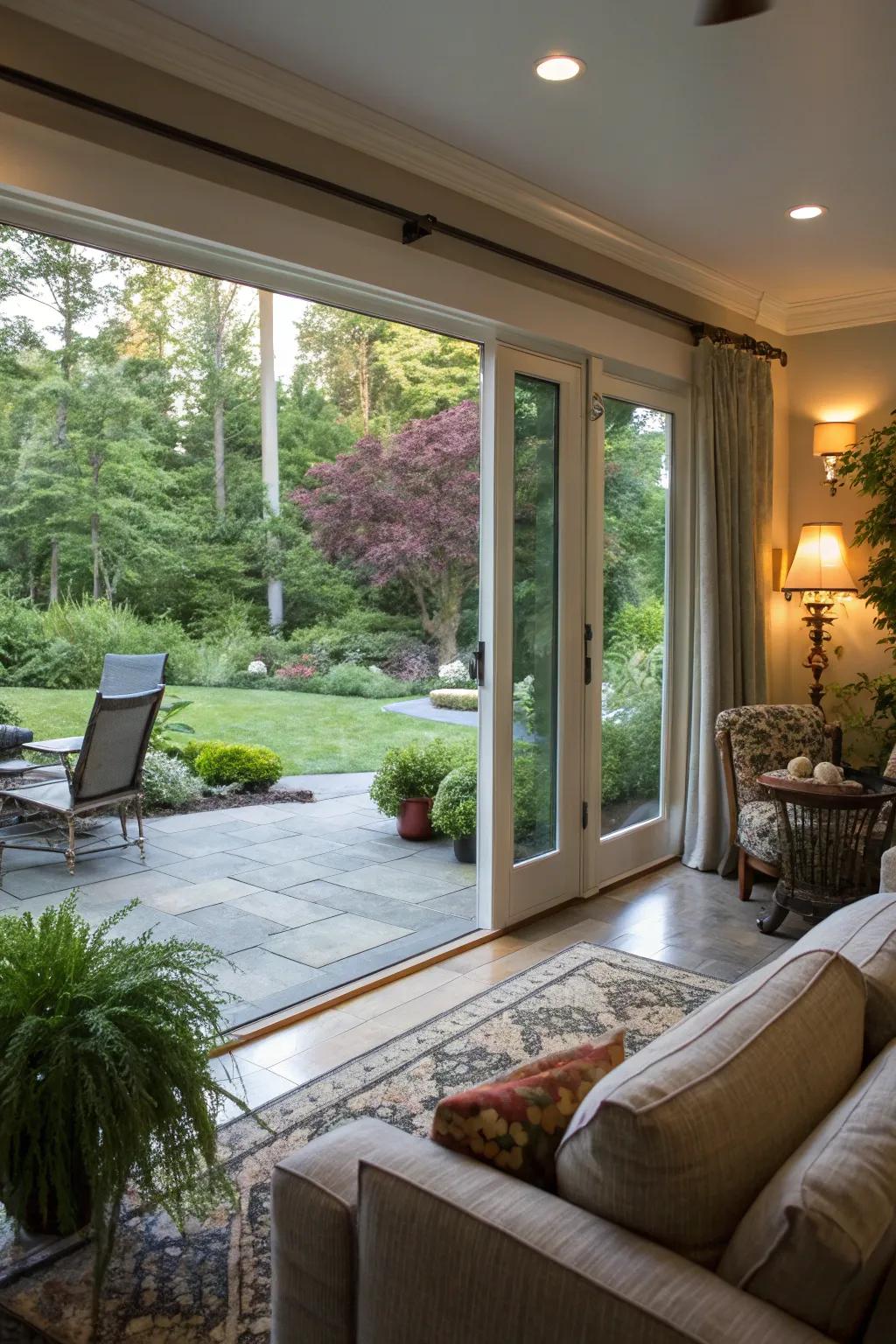 A seamless fusion of indoor and outdoor spaces for a refreshing living experience.