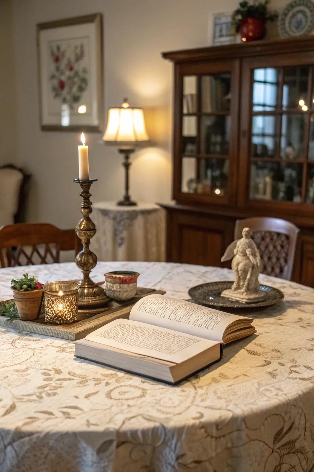 Uniquely yours: Individual items make your table special.