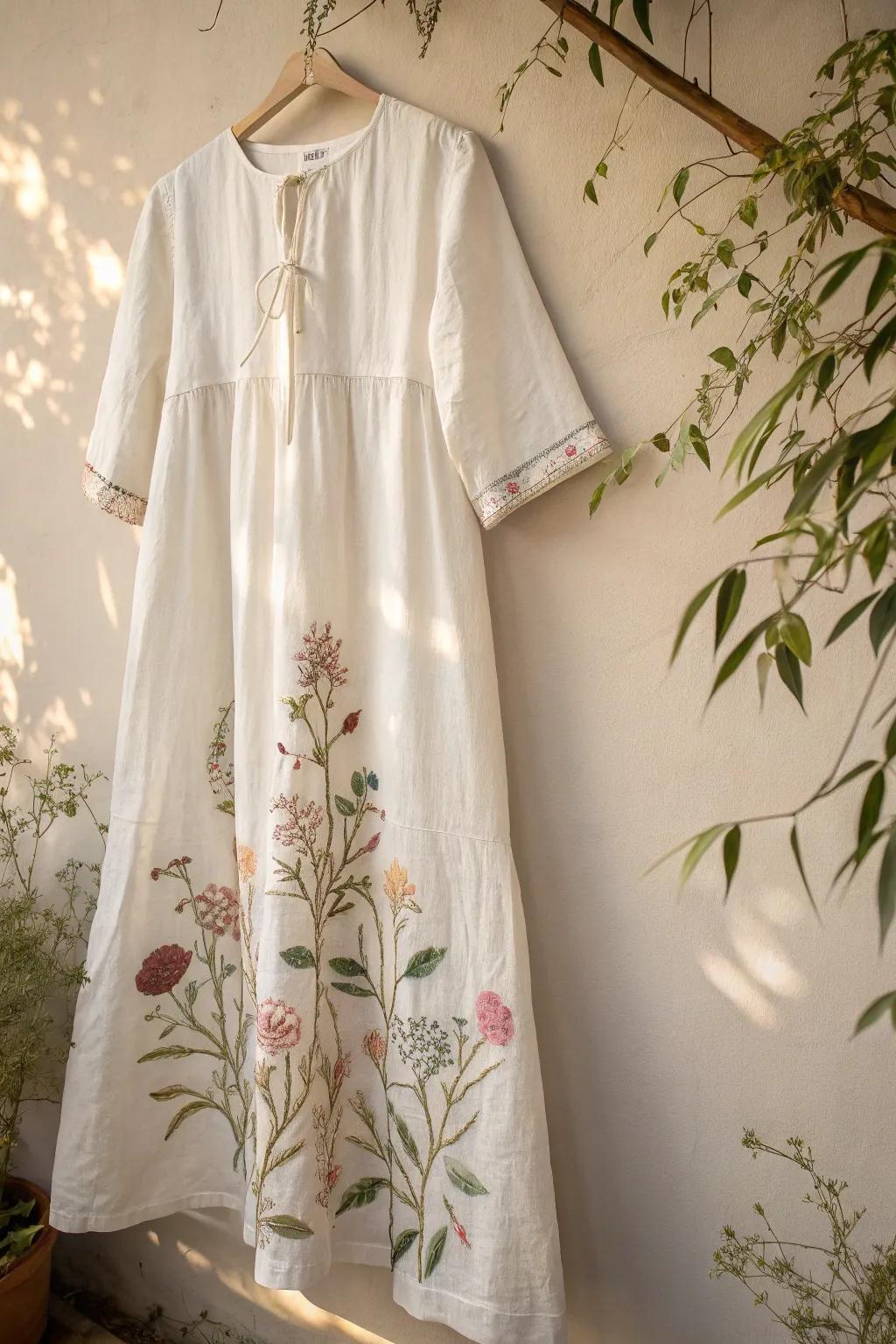 Transform simplicity into artistry with a touch of fabric paint magic.