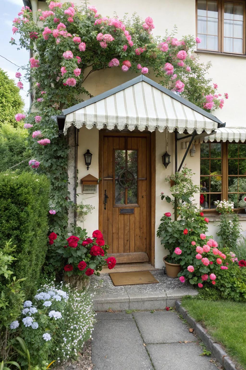 A cottage-style shelter that evokes a storybook charm.