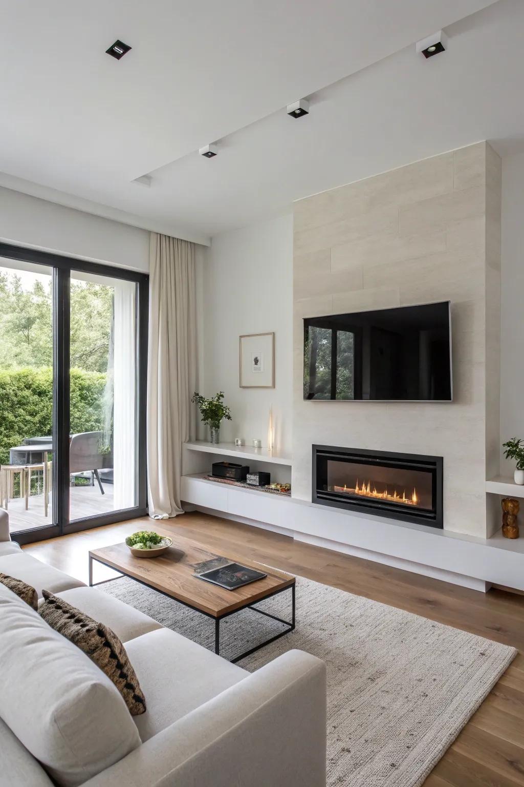 A simple setup gives timeless beauty and simplicity.