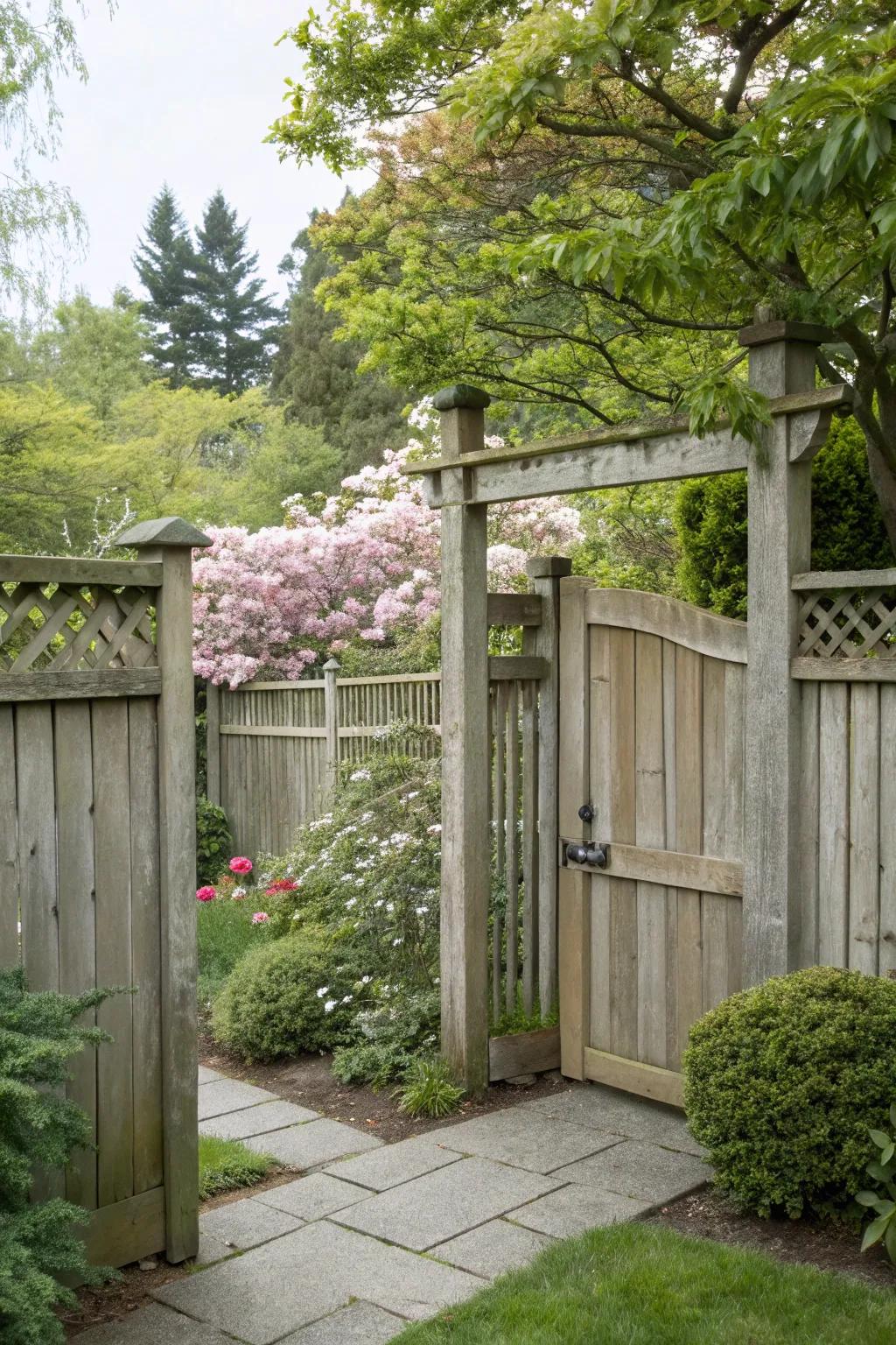 Balancing privacy and elegance with chic dividers.