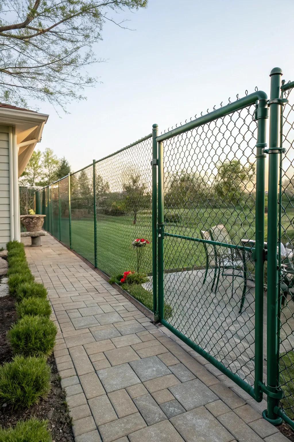 Weave netting fences are budget-friendly and versatile.