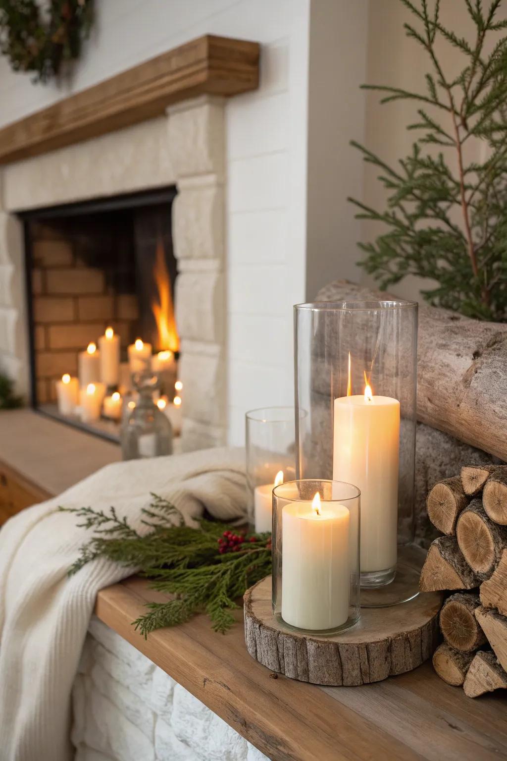 Encase your light sources in crystal hurricanes for a polished finish. 🌟🔮 #RefinedLiving #ChicDecor