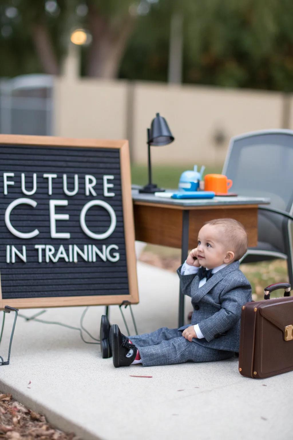 A nod to your baby's future.