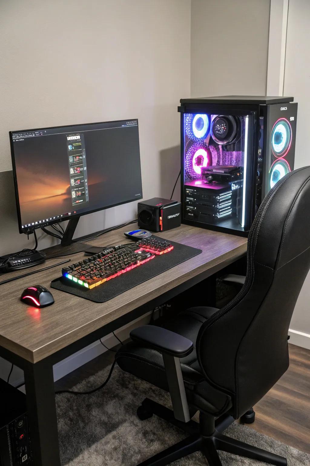 High-performance PCs can be both functional and visually impressive.