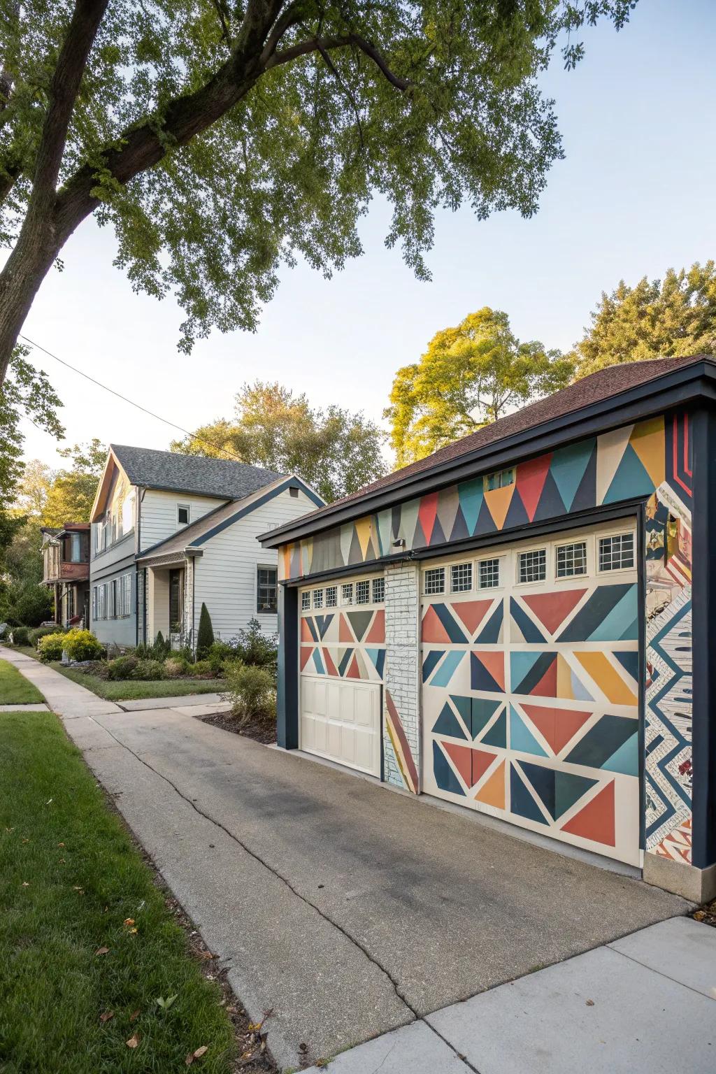 An artistic facade transforms the ordinary into extraordinary.