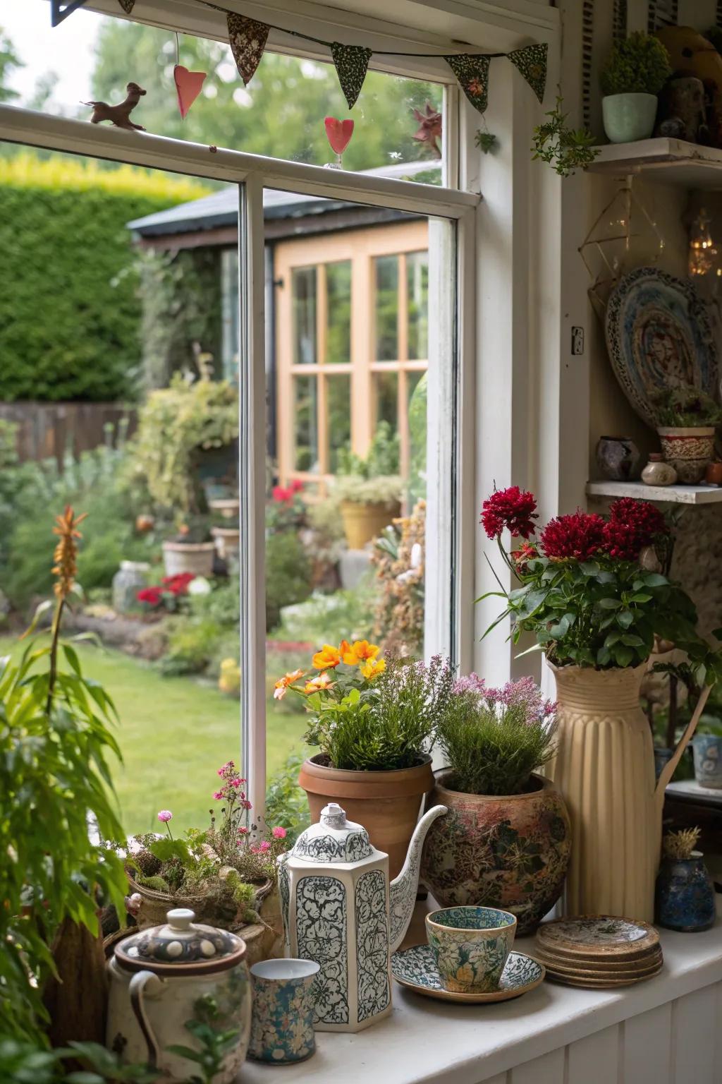 A layered mix adds personality and flair.
