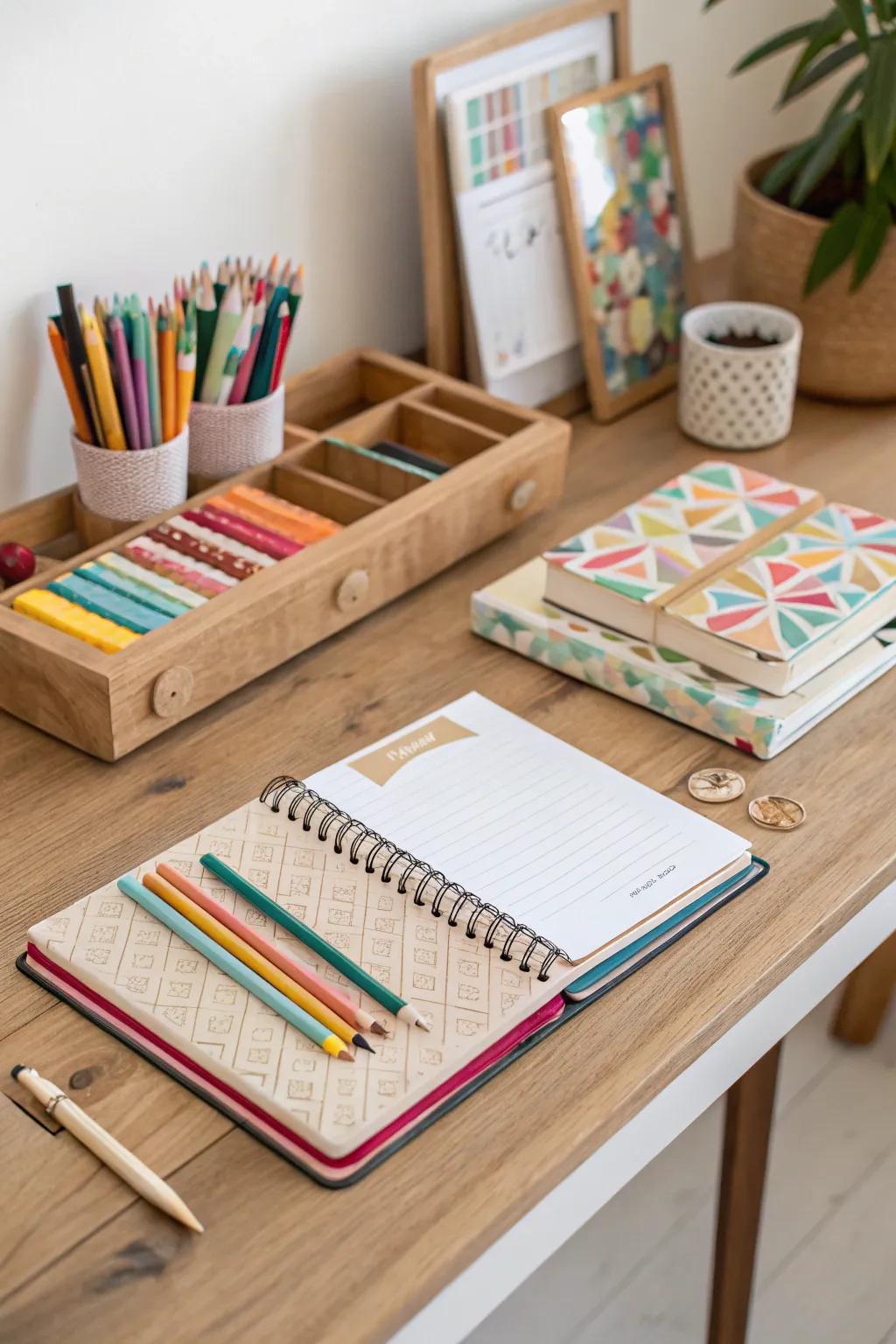Art-inspired stationery to add flair to correspondence.