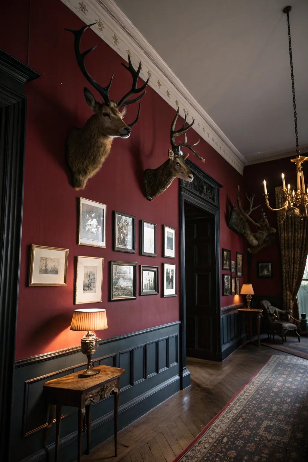 Taxidermy that adds a wild edge to your decor.